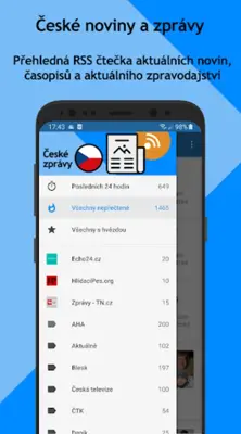 České zprávy android App screenshot 1