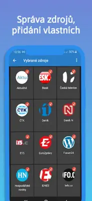 České zprávy android App screenshot 2